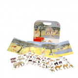Set magnetic Animale din jungla, Multicolor, Egmont Toys