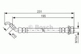 Conducta / cablu frana TOYOTA AURIS (NRE15, ZZE15, ADE15, ZRE15, NDE15) (2006 - 2012) BOSCH 1 987 481 562