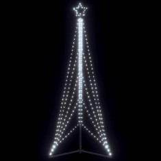 vidaXL Pom de Crăciun LED 525 LED-uri Alb Rece 302 cm