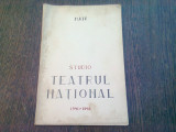 PROGRAM TEATRUL NATIONAL, SALA STUDIO, STAGIUNEA 1941-1942, LUNA MAI