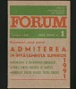 FORUM - REVISTA UNIVERSITARILOR DIN ROM&Acirc;NIA - NR. 1, ANUL XXXIII IANUARIE 1991