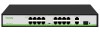 Switch PoE Tiandy, 16 porturi PoE, 180W, VLAN/Extend, AI Mode, TC-P3S019-H1621AT180 SafetyGuard Surveillance