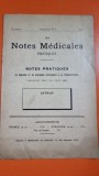 Les Notes Medicales Pratiques 2e Annee Supplement No. 2 / 1924