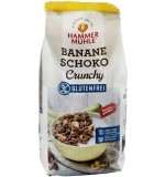 Musli Crocant cu Banane si Ciocolata Fara Gluten 375 grame Hammer Muhle