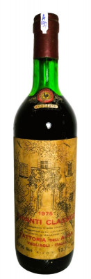 A 136, VIN ROSU CHIANTI DOC, FATTORIA DELL&amp;#039;AIA, Recoltare 1975 CL 75 GR 12,5 foto