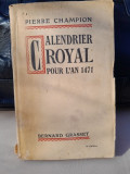 Calendrier Royal pour l&#039;an 1941 - Pierre Champion
