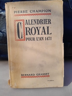 Calendrier Royal pour l&amp;#039;an 1941 - Pierre Champion foto