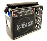 Radio portabil Waxiba XB-206URT, 3 benzi FM/AM/SW, cu lanterna LED si acumulator