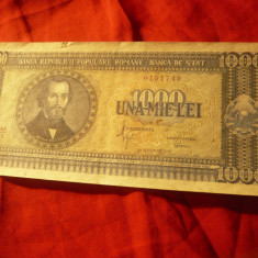 Bancnota 1000 lei 1950 uzat