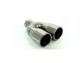Ornament toba inox dublu rotund Cod:HY302, Oem
