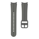 Cumpara ieftin Curea din silicon 20 mm THD pentru Samsung Galaxy Watch 5 44 mm/40 mm si Samsung Galaxy Watch 5 Pro 45 mm, model Dynamic Sport, culoarea gri inchis
