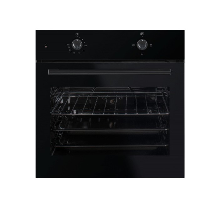 Cuptor incorporabil FLORIA ZLN-1857 cu lumina interioara, temperatura reglabila, 3 metode de incalzire, incorporabil, putere 1600W, Negru