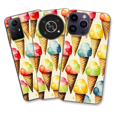 Husa Samsung Galaxy A21s Silicon Gel Tpu Model Icecream Pattern foto