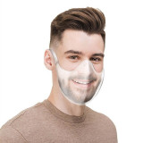 Cumpara ieftin Masca protectie faciala nas gura pentru Barbati, Neo Half Man, transparenta, usoara, dezinfectabila, reutilizabila, fashion