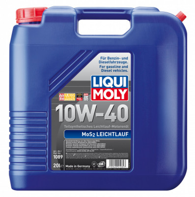 Ulei motor Liqui Moly MOS2 Leichtlauf 10W-40 20L 1089 foto