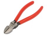 Clești laterali pentru tăiere cu m&acirc;nere din plastic 140mm