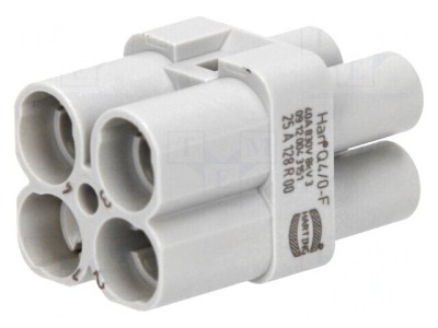 Conector HDC Mamă Han Q 4PIN Crimpat foto