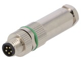 Conector M8 5 Pini Tată pe Cablu IP65/IP67