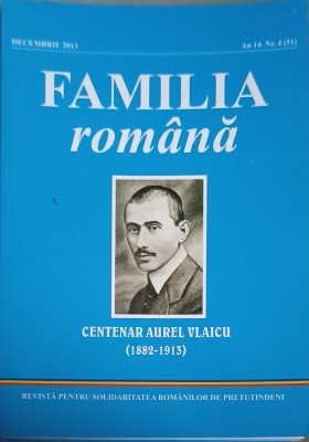 FAMILIA ROMANA. CENTENAR AUREL VLAICU (DECEMBRIE 2013)-TEODOR ARDELEAN SI COLAB.-253840 foto