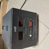 Stabilizator de tensiune cu servomotor, Well AVR-SRV-1000VA-WL, 1000VA / 600W