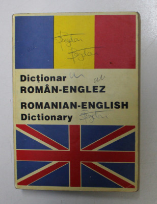 DICTIONAR ROMAN ENGLEZ , ROMANIAN - ENGLISH DICTIONARY , 1996 foto