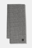 Weekend Max Mara șal de l&acirc;nă QUANTUM culoarea negru, cu imprimeu, 2525546045600