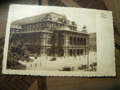 Ilustrata Opera din Viena circulata la Bucuresti 1937 foto