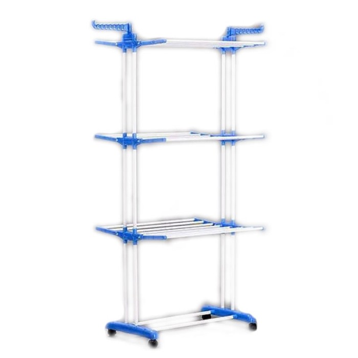 Uscator vertical, mobil si pliabil pentru rufe cu suport umerase