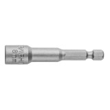 Tubulara magnetica Graphite 8 mm x 65 mm, cu ax 1/4 pentru suruburi hexagonale