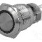 Intrerupator anti-vandalism, ON-(ON), &Oslash;19mm, ONPOW - LAS1-AGQ-11E/R/24V