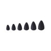 Plumbi Colmic Herakles Texas Bullet Matt Black 1.0g