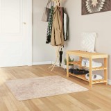 vidaXL Covor Runner MARSA Bej 100 x 100 cm Poliester și PVC 42023089