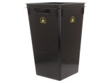 Coș de gunoi ESD 40L negru 100k&Omega;