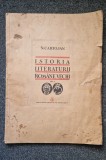 ISTORIA LITERATURII ROMANE VECHI - Cartojan (volumul I - 1940)