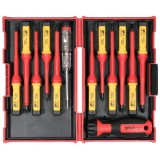 Yato YT-28295 - Set surubelnite cu profil PH PZ plat si torx 13 bucati izolatie 1000 V