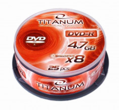Mediu optic Esperanza DVD-R TITANUM 4.7GB 8x 25 bucati foto
