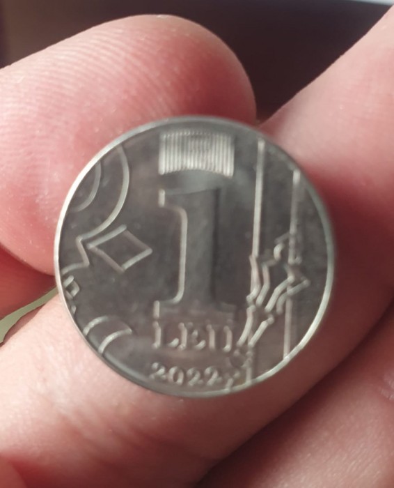 Moneda 1 leu Republica Moldova 2022