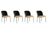 Set scaune Bucatarie Sufragerie (4 bucăți) DR Chair Set, 54 x 86 x 55 cm