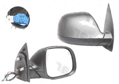 Oglinda exterioara Volkswagen Amarok, 20, Dreapta, reglare electrica; carcasa neagra; incalzita; geam convex; cromat; 5 pini; cu radio aerial, View