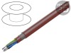 Cablu Silicon 5G2,5mm2 Maro-Roșu 60-180&deg;C