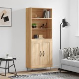 vidaXL Dulap &icirc;nalt, stejar sonoma, 69,5x34x180 cm, lemn compozit
