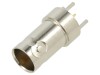 Conector BNC Mamă PCB PTFE Aurit 75&Omega;