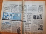 ziarul tineretul liber 24 ianuarie 1990-131 de ani de la unire si int.ion tiriac