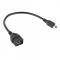 Cablu OTG USB mama - mini USB tata 0.1m Case Marcat Fiscale