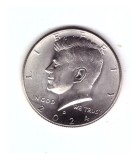 Moneda SUA 1/2 dollar/dolar 2024 D, UNC, cu luciu