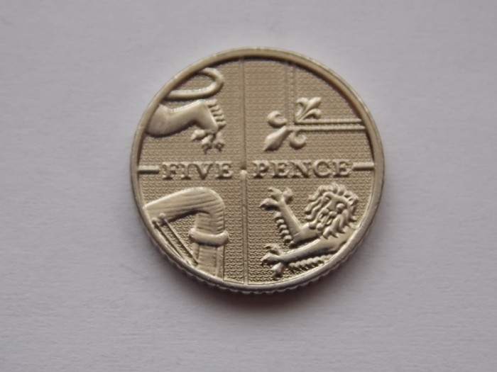 5 PENCE 2014 GBR-AUNC