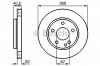 Disc frana MERCEDES A-CLASS (W168) (1997 - 2004) BOSCH 0 986 478 875