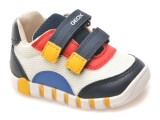 Cumpara ieftin Pantofi sport GEOX albi, B3555C, din material textil