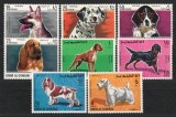 Umm al-Kaiwain 1967 Mi 210/17 MNH - Rase de caini, Nestampilat