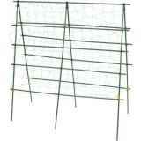 Ansamblu suport araci cu plasa pentru crestere castraveti, fasole, mazare, 120x120 cm, Strend Pro